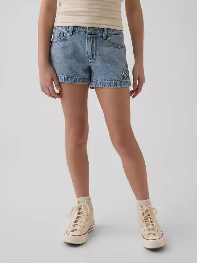 Jeansshorts för barn med låg midja