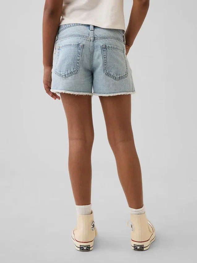 Jeansshorts för barn med låg midja