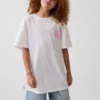 Jeep-T-shirt i oversized-modell för barn