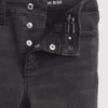 Jeggings för barn med hög midja och slitna detaljer