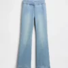 Jeggings med hög midja och utsvängda ben för barn