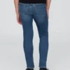 Jeggings med medelhög midja och dragkedja för barn
