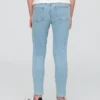 Jeggings med medelhög midja och dragkedja för barn
