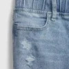 Jeggings med medelhög midja och dragkedja för barn