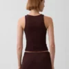 Jersey-tanktop i kort modell