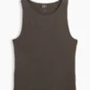 Jersey-tanktop i kort modell