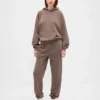 Joggingbyxor med hög midja i Vintagesoft