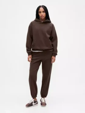 Joggingbyxor med hög midja i Vintagesoft