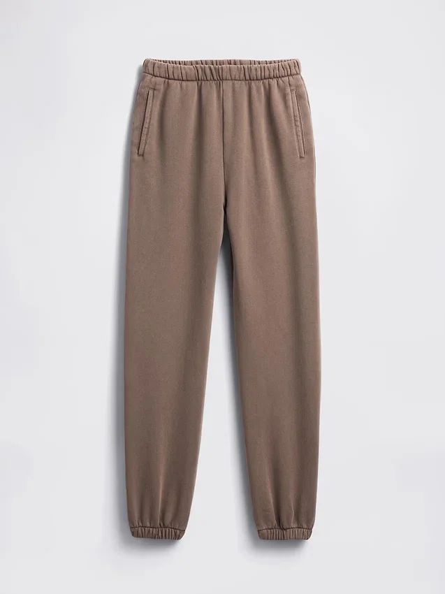 Joggingbyxor med hög midja i Vintagesoft