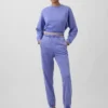 Joggingbyxor med hög midja i Vintagesoft-material