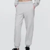 Joggingbyxor med hög midja i Vintagesoft-material