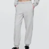 Joggingbyxor med hög midja i Vintagesoft-material