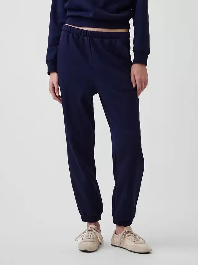 Joggingbyxor med hög midja i Vintagesoft-material