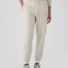 Joggingbyxor med hög midja i Vintagesoft-material
