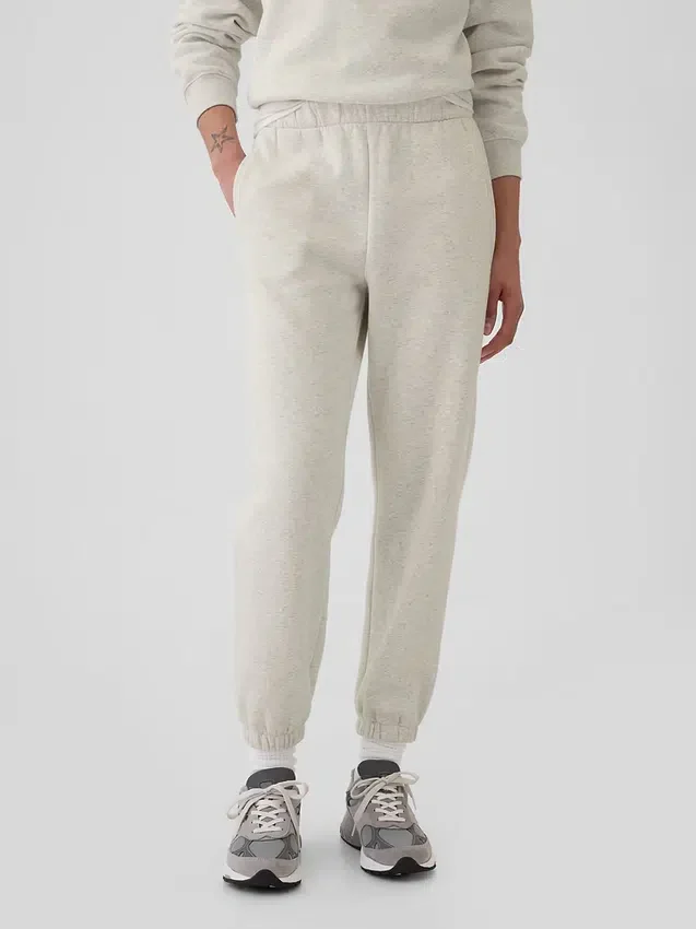 Joggingbyxor med hög midja i Vintagesoft-material
