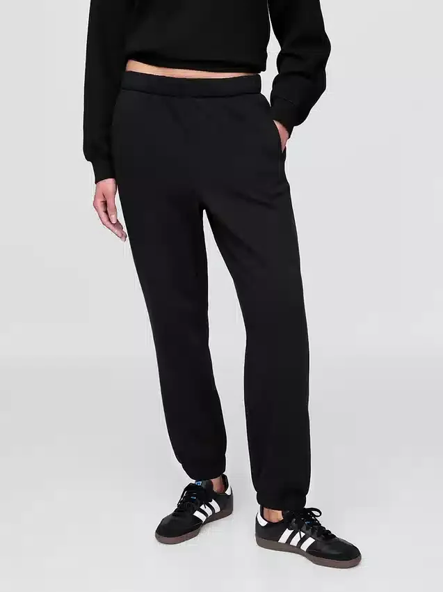 Joggingbyxor med hög midja i Vintagesoft-material