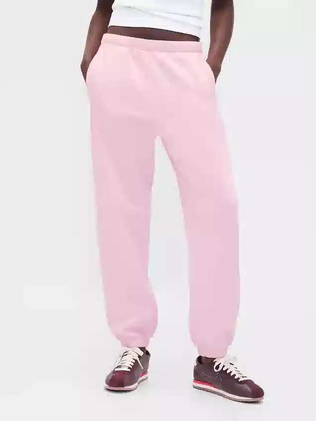 Joggingbyxor med hög midja i Vintagesoft-material