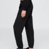 Joggingbyxor med hög midja i Vintagesoft-material