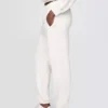 Joggingbyxor med hög midja i Vintagesoft-material