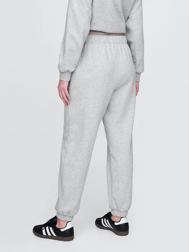 Joggingbyxor med hög midja i Vintagesoft-material