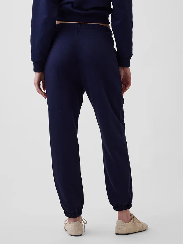Joggingbyxor med hög midja i Vintagesoft-material
