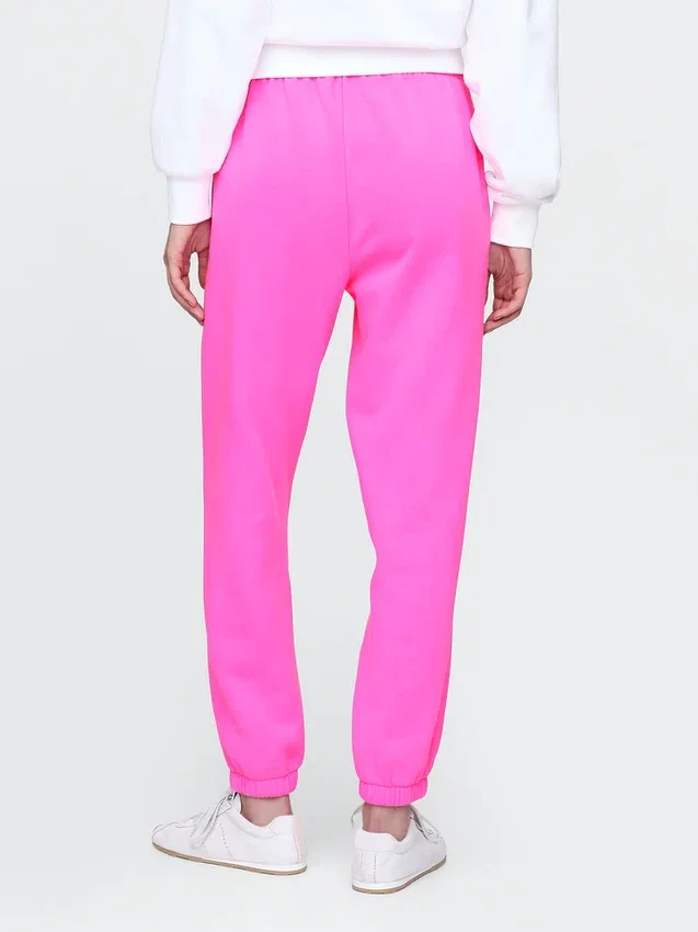 Joggingbyxor med hög midja i Vintagesoft-material