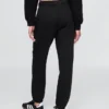 Joggingbyxor med hög midja i Vintagesoft-material