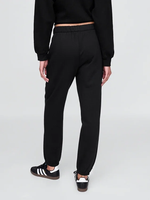 Joggingbyxor med hög midja i Vintagesoft-material
