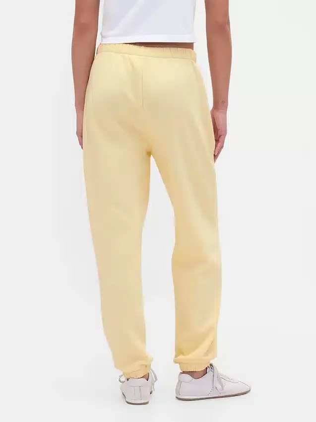 Joggingbyxor med hög midja i Vintagesoft-material