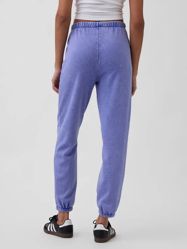 Joggingbyxor med hög midja i Vintagesoft-material