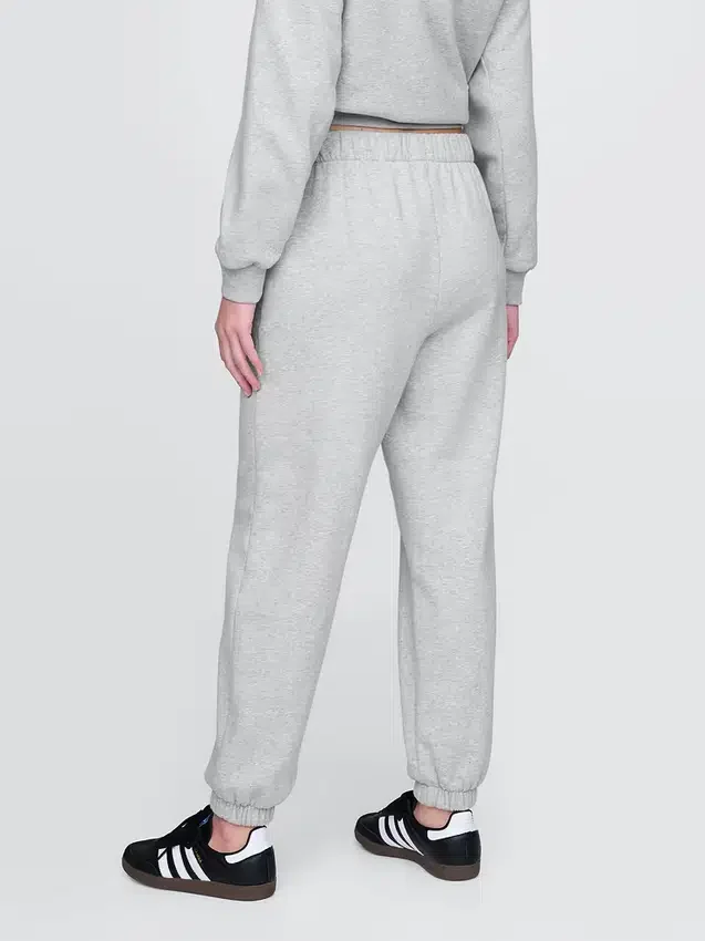 Joggingbyxor med hög midja i Vintagesoft-material