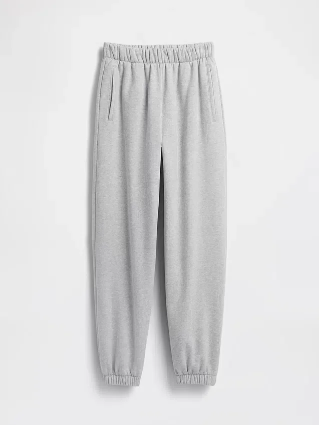 Joggingbyxor med hög midja i Vintagesoft-material