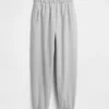 Joggingbyxor med hög midja i Vintagesoft-material