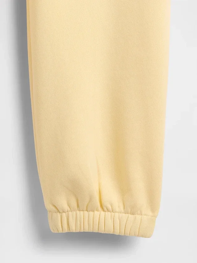 Joggingbyxor med hög midja i Vintagesoft-material