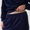 Joggingbyxor med hög midja i Vintagesoft-material