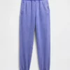Joggingbyxor med hög midja i Vintagesoft-material
