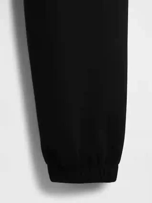 Joggingbyxor med hög midja i Vintagesoft-material