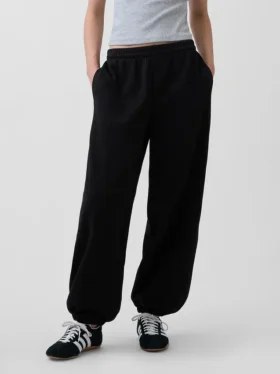 Joggingbyxor med medelhög midja i Vintagesoft-material