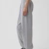 Joggingbyxor med medelhög midja i Vintagesoft-material