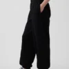 Joggingbyxor med medelhög midja i Vintagesoft-material