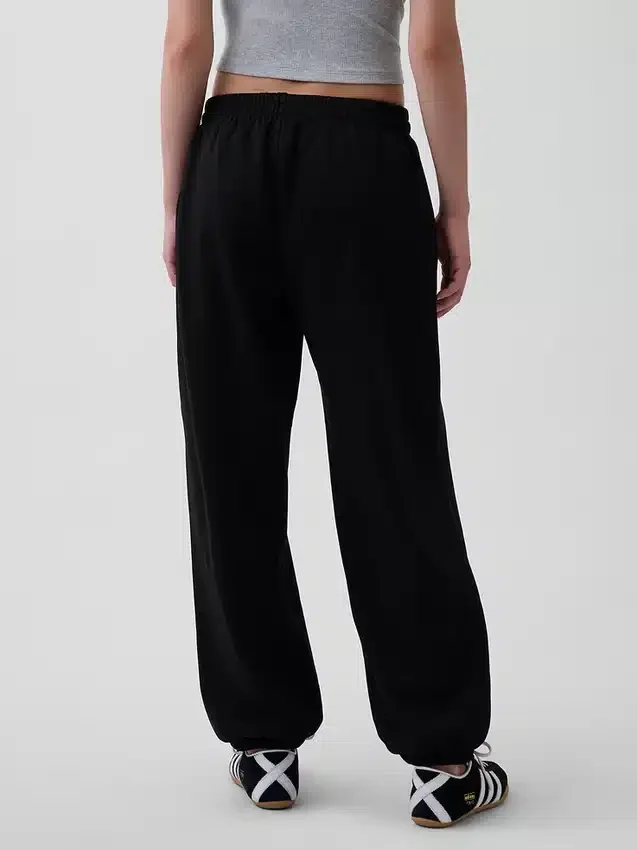Joggingbyxor med medelhög midja i Vintagesoft-material