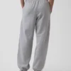 Joggingbyxor med medelhög midja i Vintagesoft-material