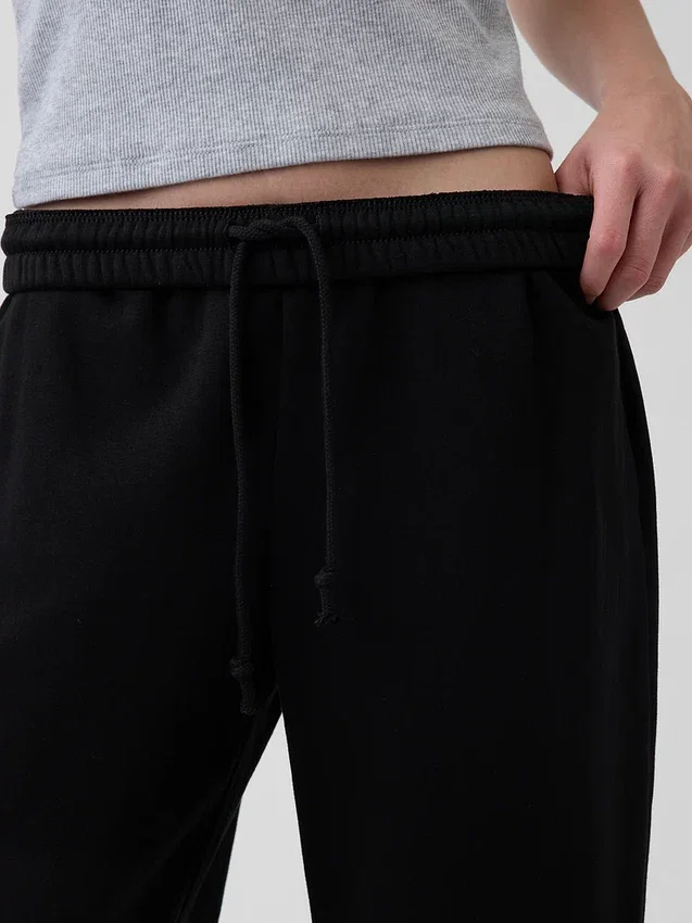 Joggingbyxor med medelhög midja i Vintagesoft-material