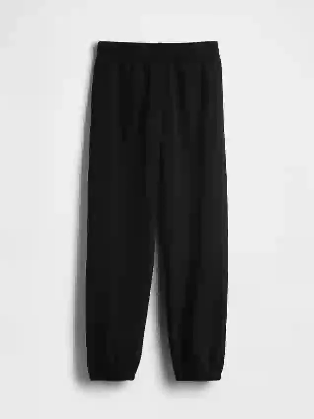 Joggingbyxor med medelhög midja i Vintagesoft-material