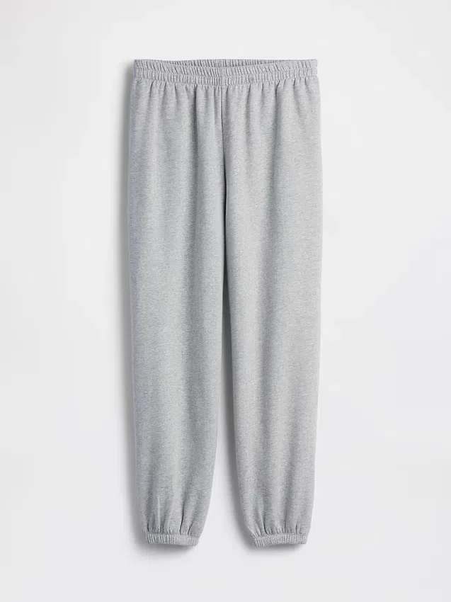 Joggingbyxor med medelhög midja i Vintagesoft-material