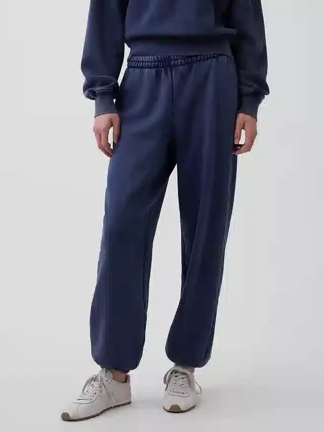 Joggingbyxor med medelhög midja i Vintagesoft och avslappnad passform