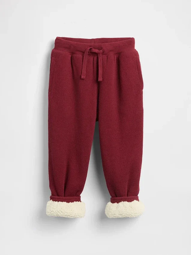 Joggingbyxor med sherpa-foder för Baby & Småbarn