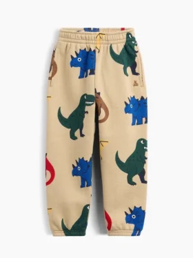 Joggingbyxor med tryck i Vintagesoft-material för Baby & Småbarn