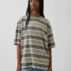 Keith Haring Oversized randig T-shirt