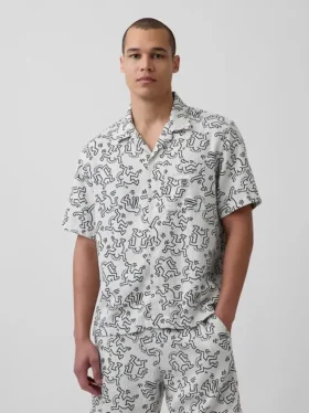 Keith Haring-skjorta med struktur